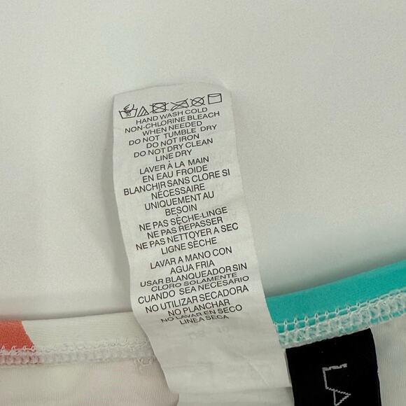 La Blanca Bikini Bottoms Swim Size 10 NEW Eclectic Shore V-Front High Waist NWOT - Picture 7 of 13